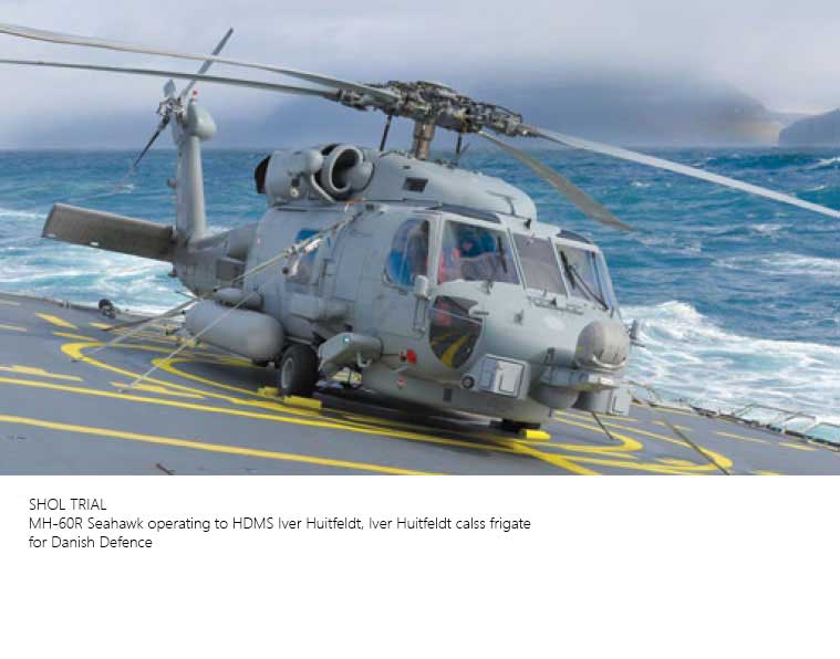 MH-60R Seahawk operating to HDMS Iver Huitfeldt